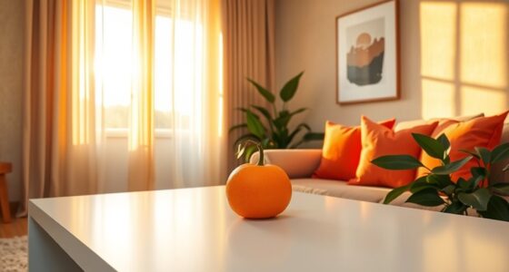 orange enhances interior optimism