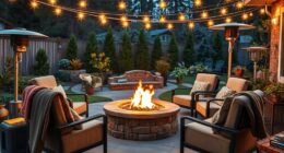 outdoor warmth and ambiance