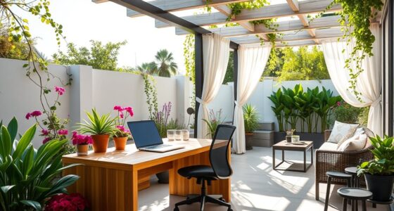 outdoor workspace patio design