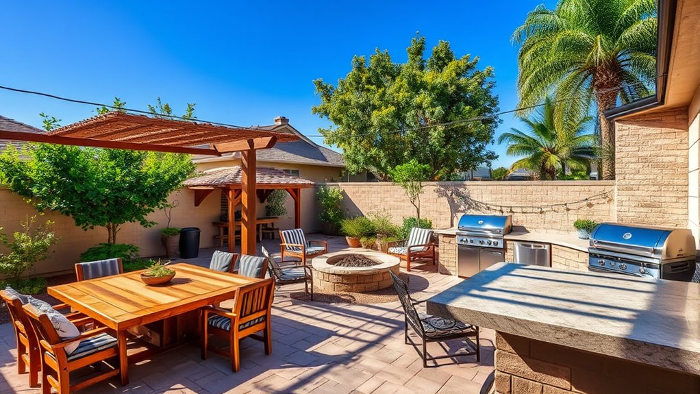 outdoor zones for comfort