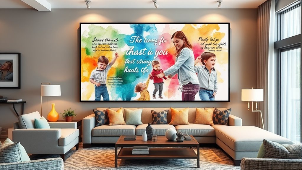 personalized family motivational wall art