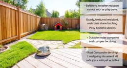 pet safe outdoor design