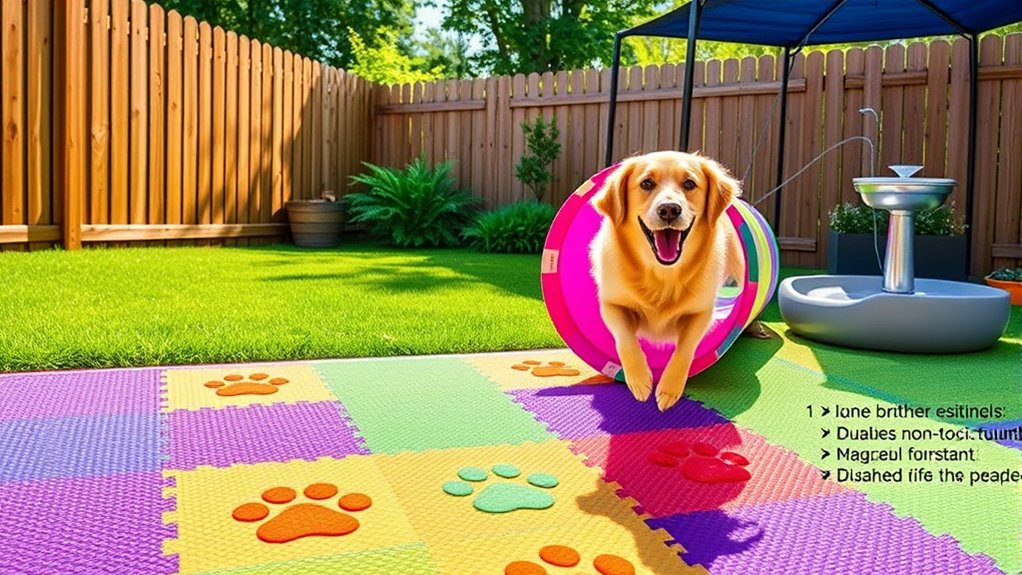 pet safe outdoor living space