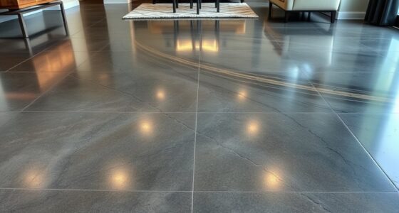 polished stained concrete floors