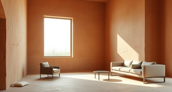 primitive earthy clay tones