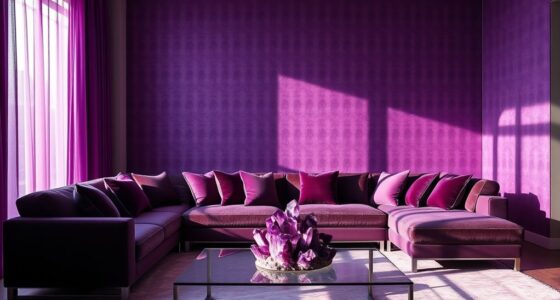 purple interior design trend