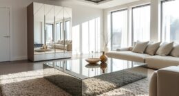 reflective space enhancing furniture