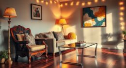 retro decor with modern flair