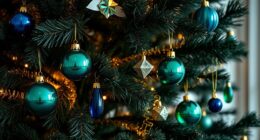 rich gemstone holiday decor