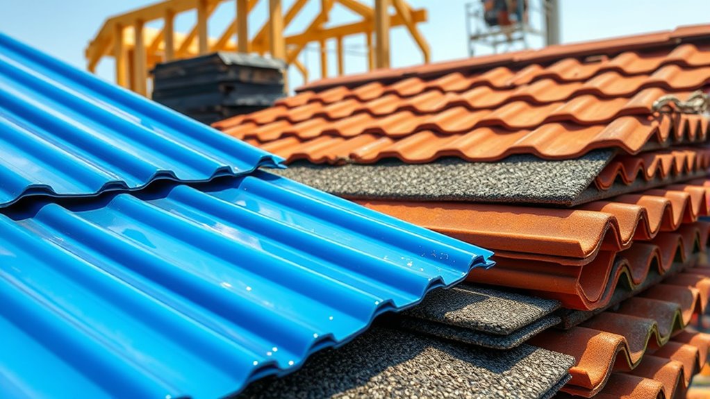 roof material and gutter considerations