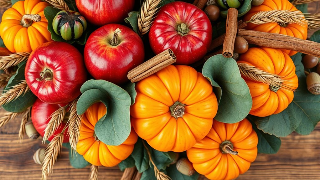 seasonal fruit harvest decor