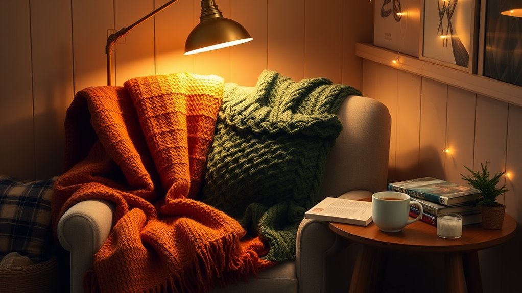seasonal textiles and lighting