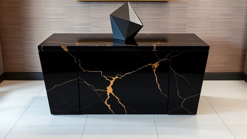 selecting distinctive material shapes