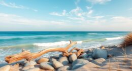 serene coastal blue palette