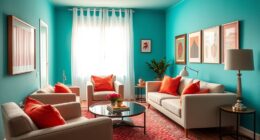 small room color coordination