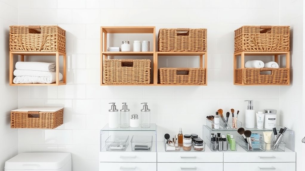 smart bathroom storage solutions