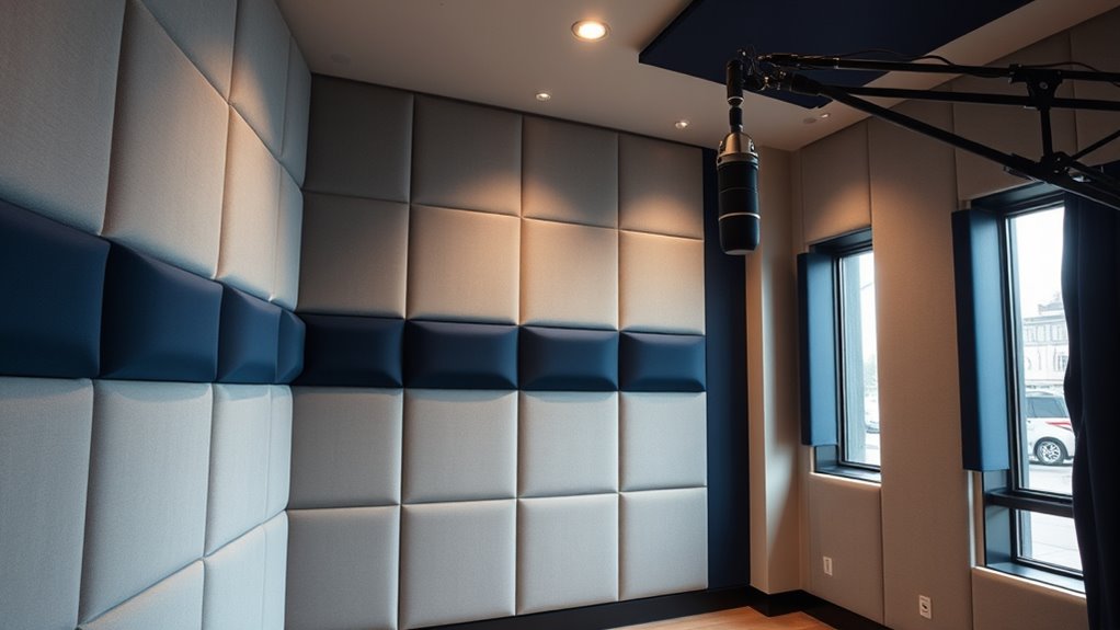 soundproof curtains and bass traps