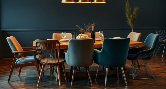 stylish dining chair combinations