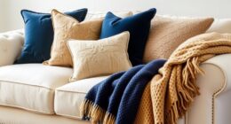 textile layering for decor