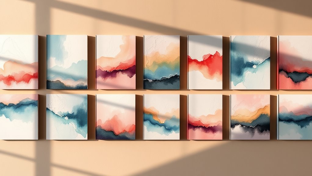 thoughtful arrangement and framing