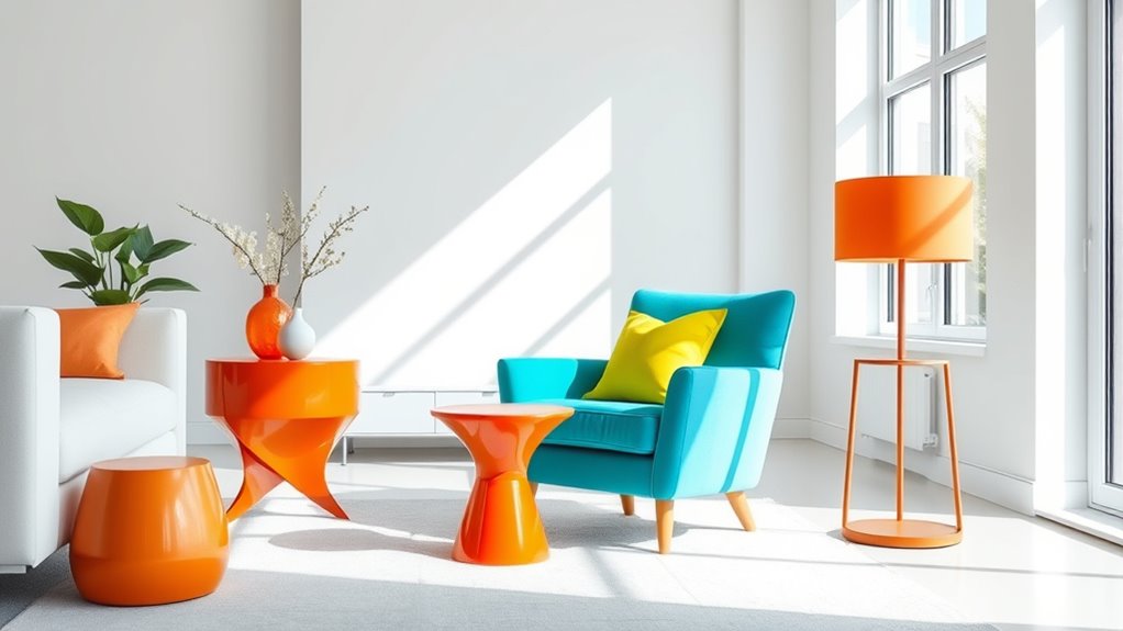 vibrant accent furniture transformation