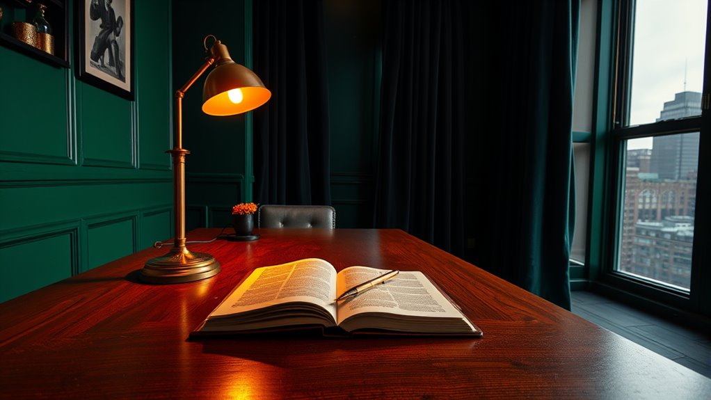 vibrant home office colors