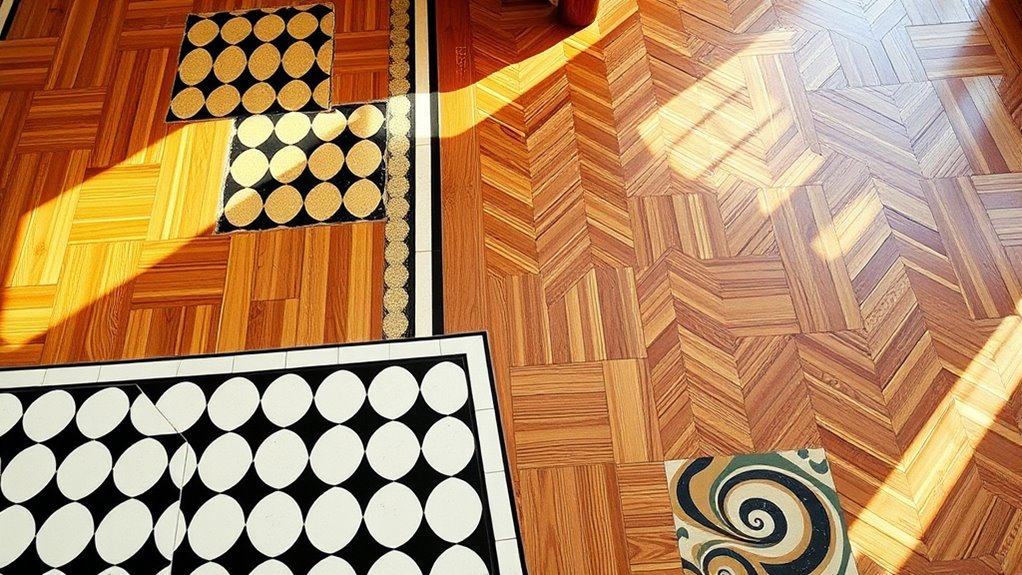 vintage inspired flooring designs