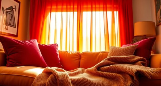 warm color psychology in design