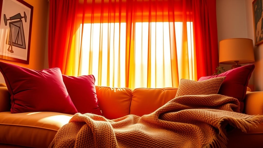 warm color psychology in design