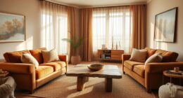 warm inviting neutral tones