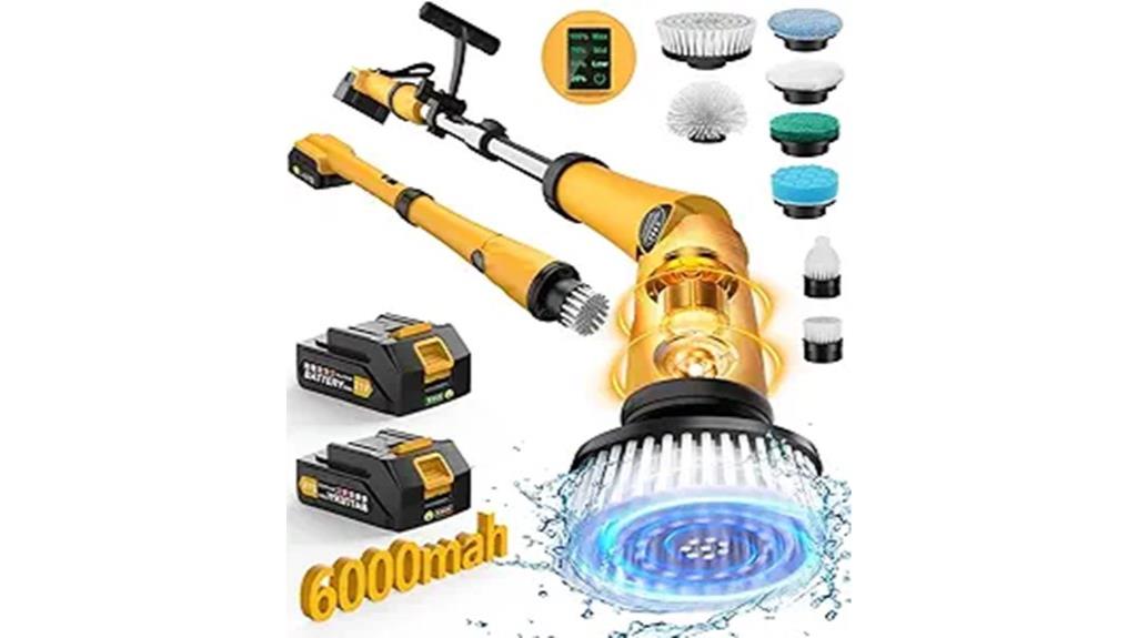 electric spin scrubber battery