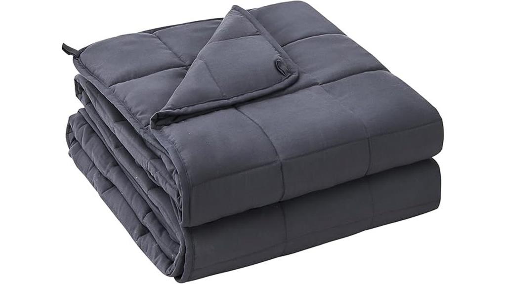grey 20 lb weighted blanket