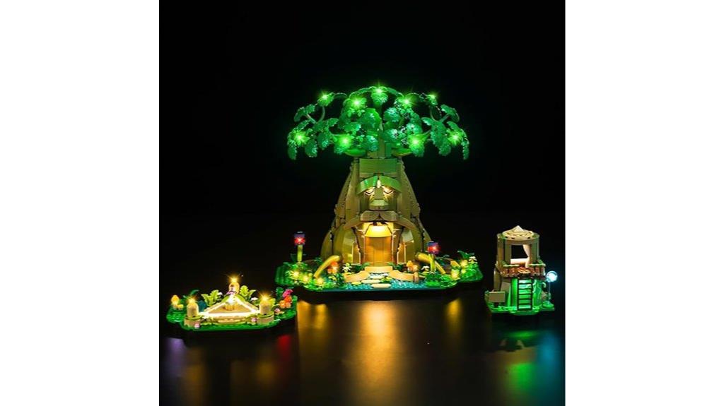 lego zelda deku tree lighting