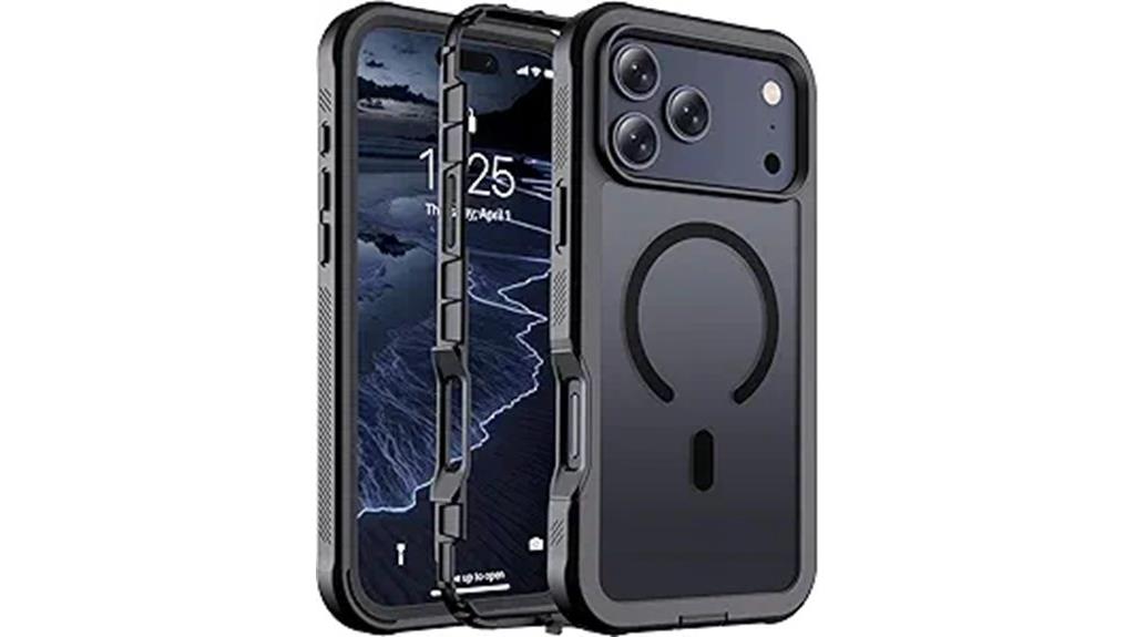 magnetic heavy duty phone case
