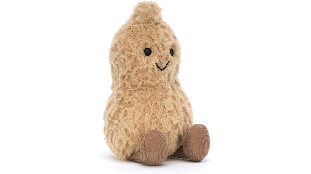 peanut shaped jellycat plush