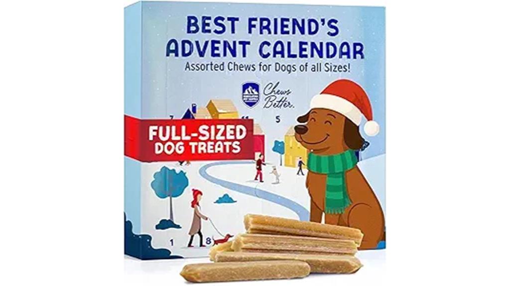pet treats holiday calendar