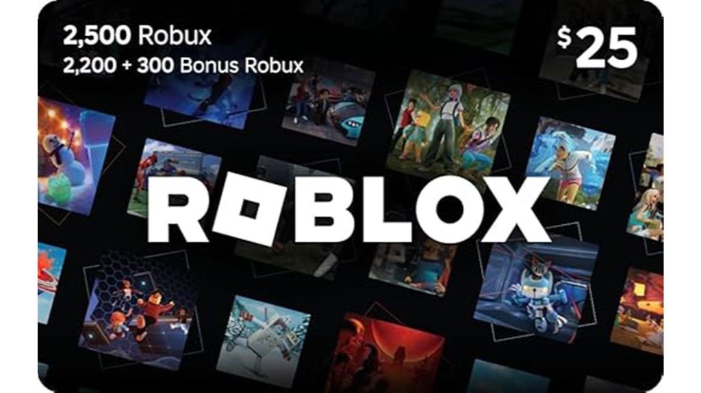 roblox 25 gift card