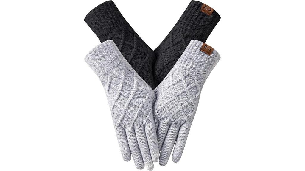 winter women s touchscreen gloves