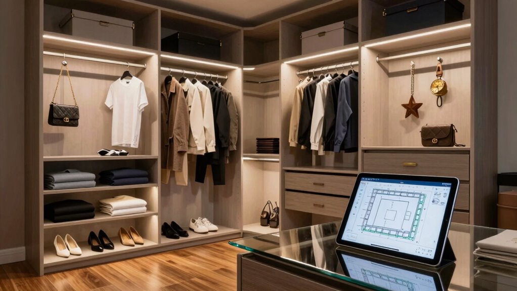 3d closet design visualization