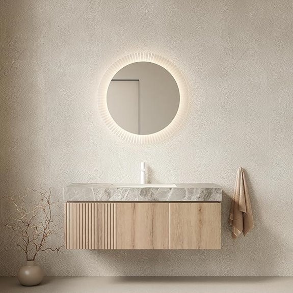 48 inch wall mounted vanity