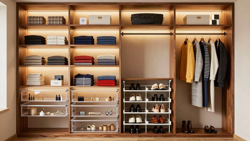 adjustable durable closet system