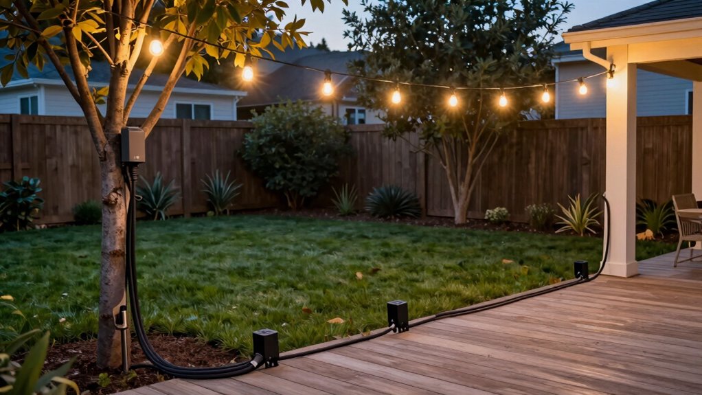 assess outdoor space and power