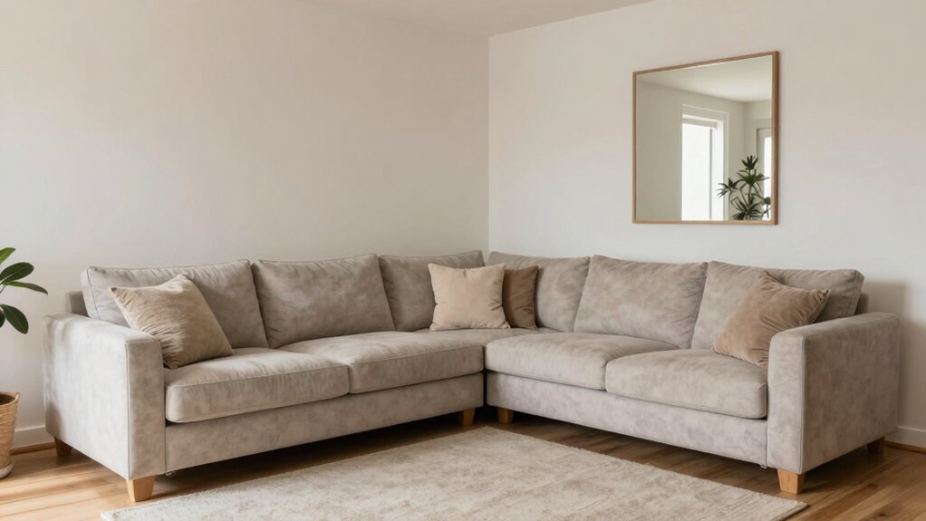 avoid overcrowding small rooms