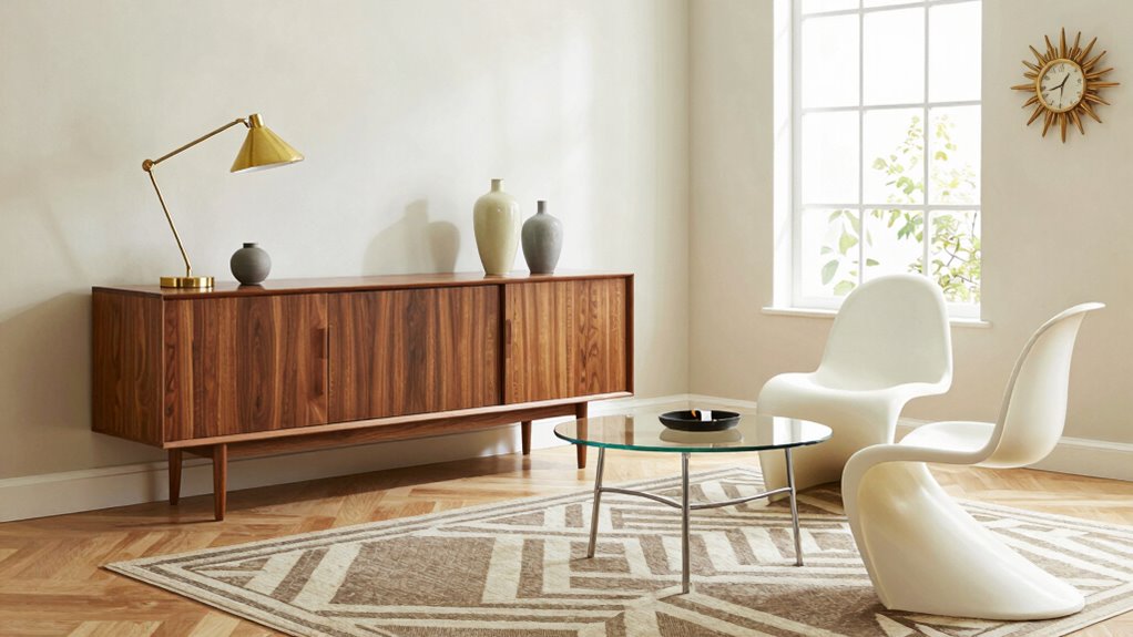 balanced vintage modern decor