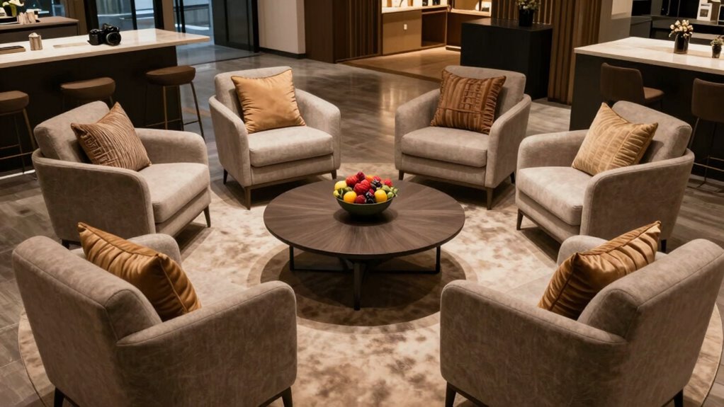 center seating for easy access