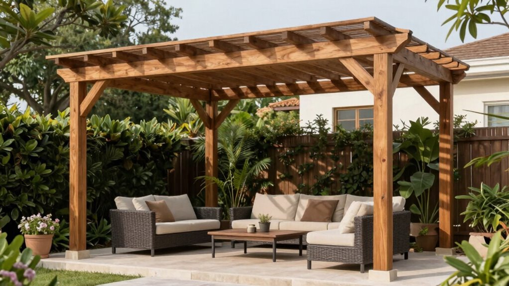 choose pergola size wisely