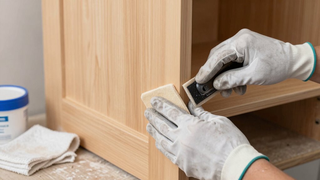 clean sand smooth finish