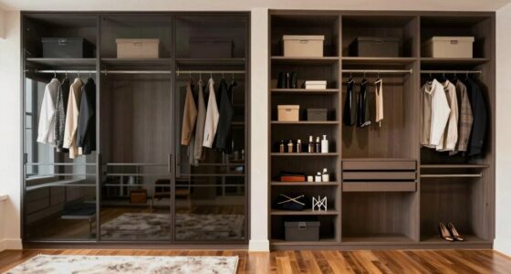 closet types reach in vs walk in