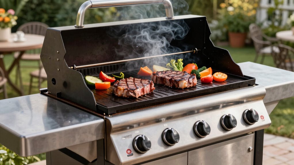 cooking surface heat control