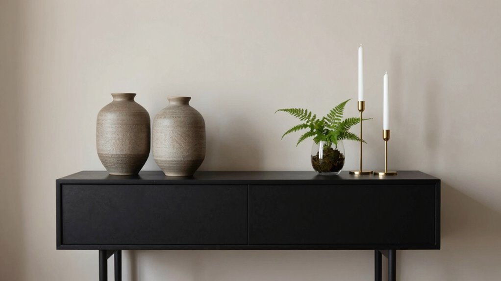 decorate with balanced accessories